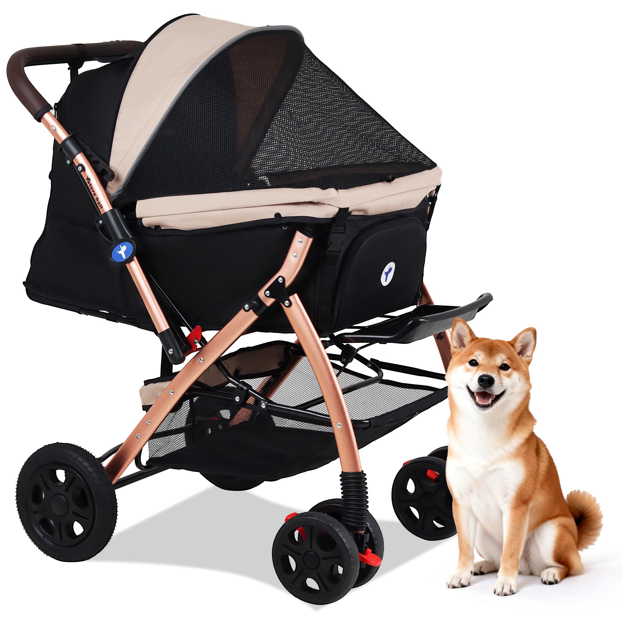 Amazon.co.jp: 「双方向ハンドル」Totoro ball ペットカート 犬 バギー